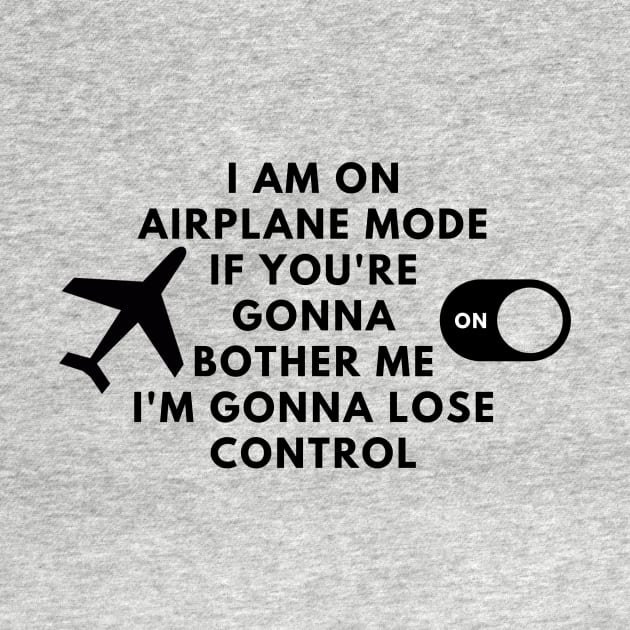 Airplane mode funny message by hristartshop